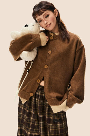 Vintage Knit Cardigan Jacket
