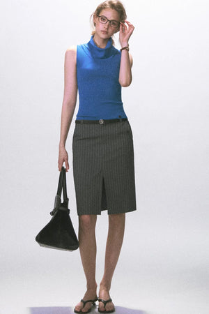 Vintage Knitted Scoop Neck Top