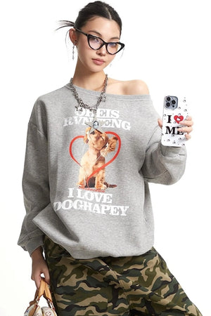 Vintage Lazy Sweatshirt