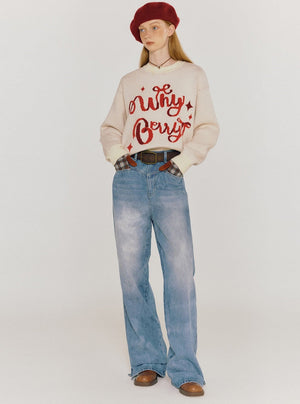 Vintage Light Blue Straight Leg Jeans Pants