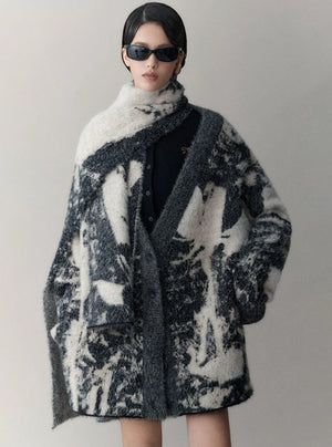 Vintage Loose Sweater Jacket