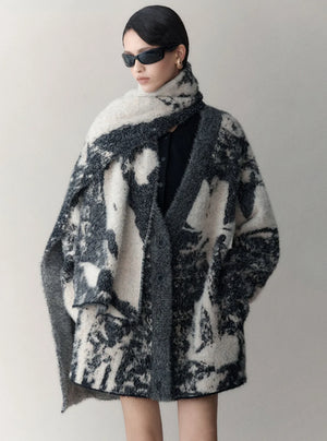Vintage Loose Sweater Jacket