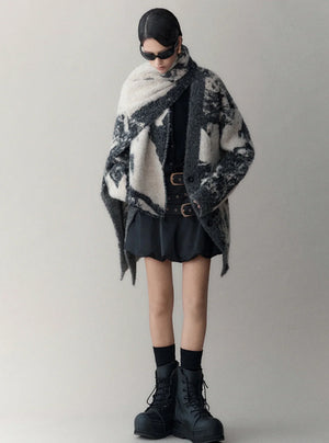 Vintage Loose Sweater Jacket