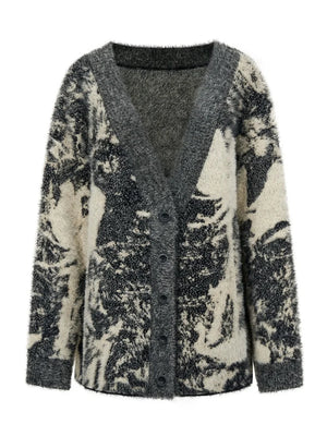 Vintage Loose Sweater Jacket