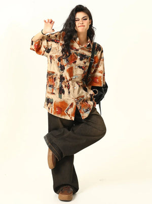 Vintage Oil Painting Shirt