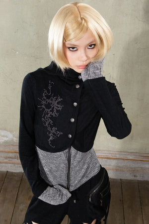 Vintage Punk Knit Coat