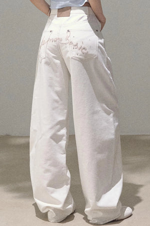 Vintage Rhinestone Halo Jeans