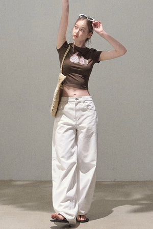 Vintage Rhinestone Halo Jeans