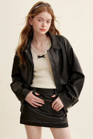 Vintage Rose Leather Set-Up