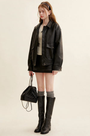 Vintage Rose Leather Set-Up