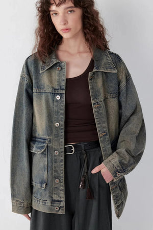 Vintage Stonewashed Denim Jacket