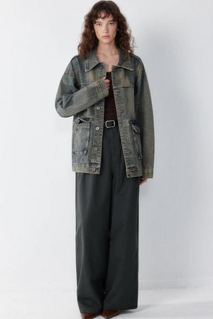 Vintage Stonewashed Denim Jacket