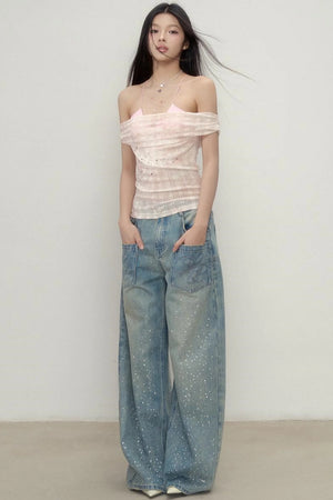 Vintage Strap Cross Bra Top