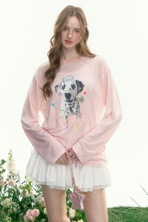 Vintage Striped Long Sleeve Tee