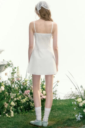 Vintage Waist Ribbon Dress