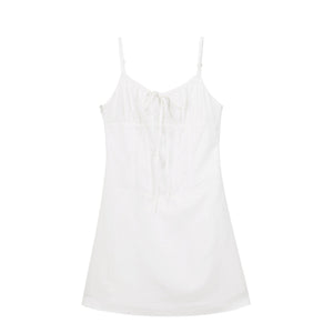 Vintage Waist Ribbon Dress