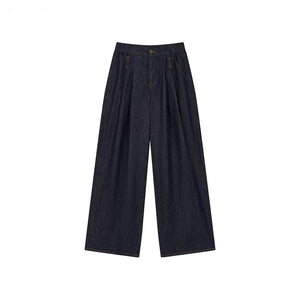 Vintage Wide-Leg Denim Pants