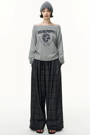 Vintage Wide-Leg Slacks