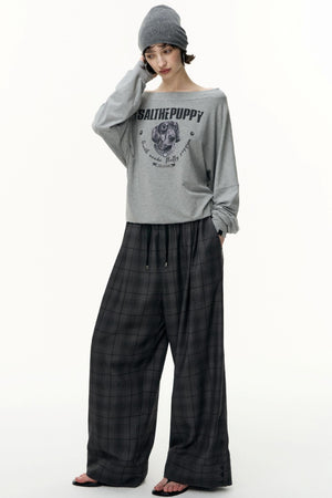 Vintage Wide-Leg Slacks