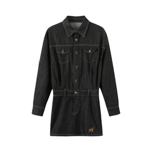 Volume Shoulder Long Shirt Set-Up