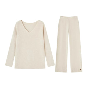 Waffle Up Knit Suit Set