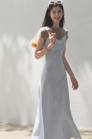 Waist-Cinching Crocodile Dress