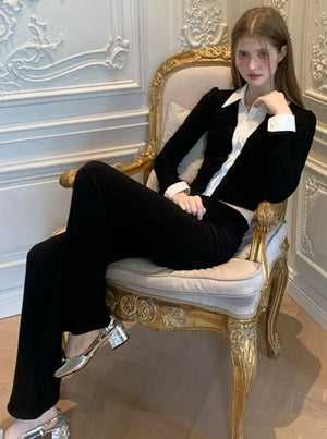 Waist-to-Hip Ratio Flared Pants