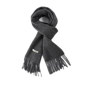 Warm High-Quality Wool Tassel Scarf