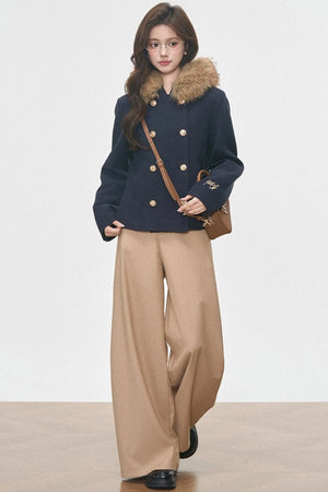 Warm Thickened Woolen Padded Jacket Set-Up