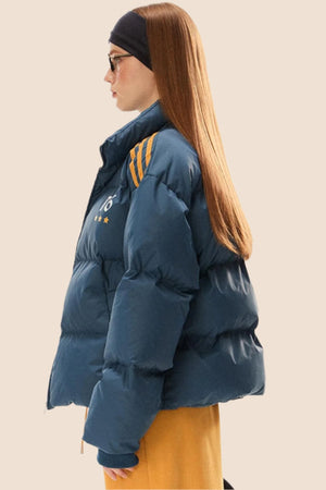 Warm Three-Bar Loose Cotton Jacket