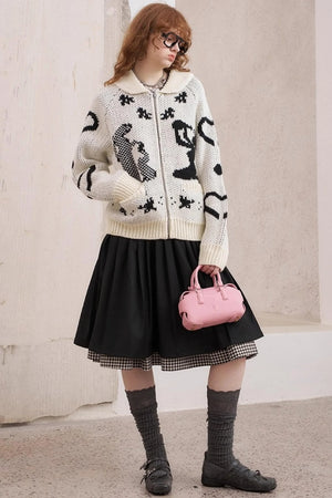Warm Yarn Knitted Cardigan