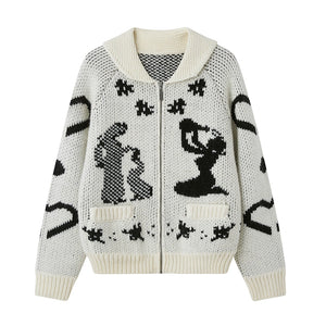 Warm Yarn Knitted Cardigan