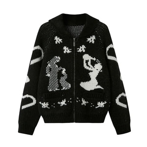 Warm Yarn Knitted Cardigan