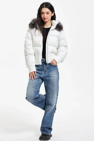 Washed Blue Ripped Denim Pants