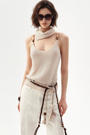 Washi Yarn Beaded Camisole