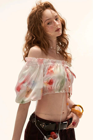 Watercolor Fruit Puff Sleeve Set-Up