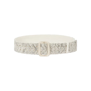 Wave Pleat Chain Belt