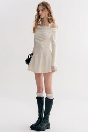 Whisper Lace Long Sleeve Dress