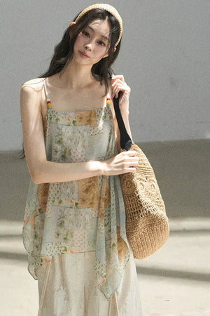 Whisper of Flowers Chiffon Top
