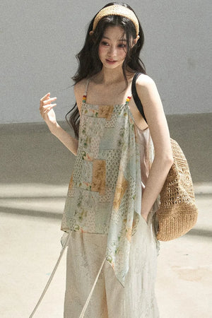 Whisper of Flowers Chiffon Top