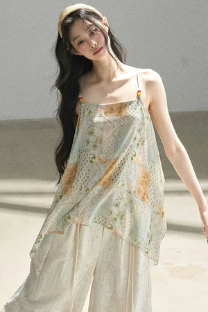Whisper of Flowers Chiffon Top