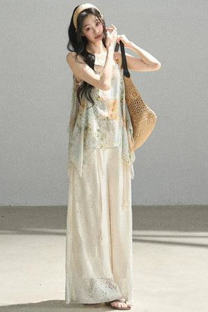 Whisper of Flowers Chiffon Top