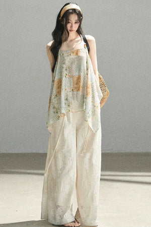Whisper of Flowers Chiffon Top