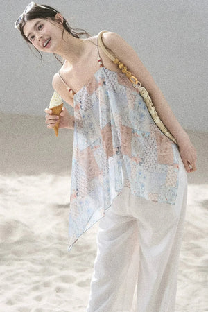 Whisper of Flowers Chiffon Top