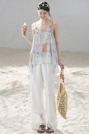 Whisper of Flowers Chiffon Top