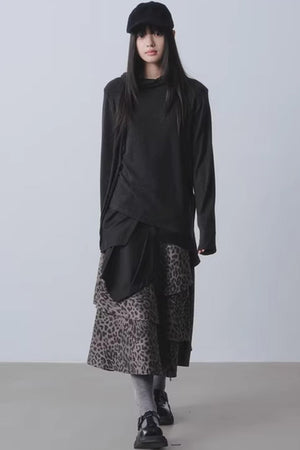 Whispering Poetry Asymmetrical Top