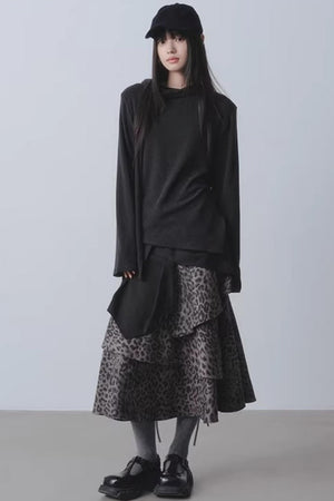 Whispering Poetry Asymmetrical Top