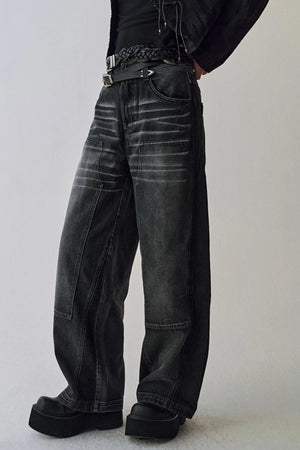Whispers Gray Washed Jeans Pants