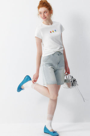 White Flower T-Shirt