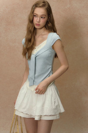 White Lace Summer Skirt
